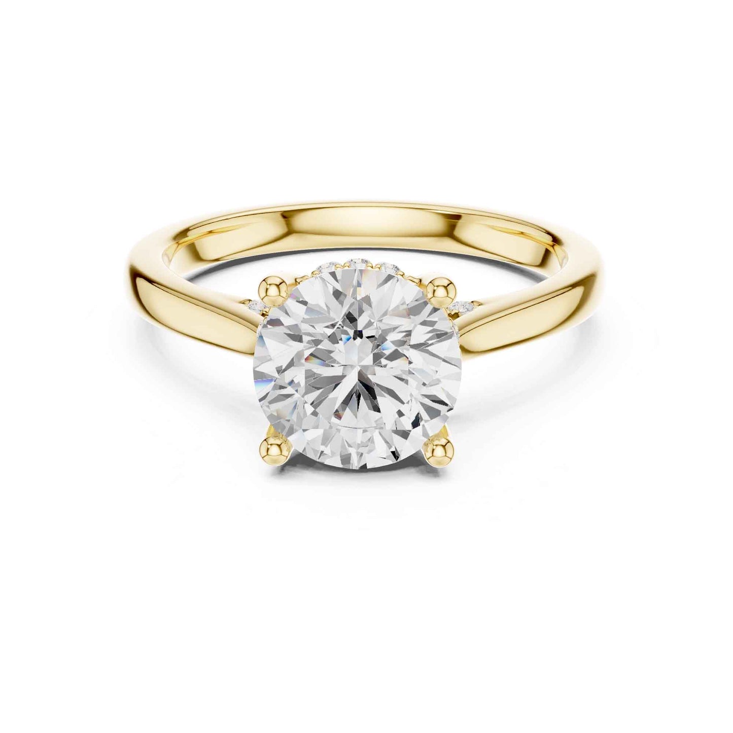 2 Carat Round Brilliant Lab Grown Diamond Engagement Ring
