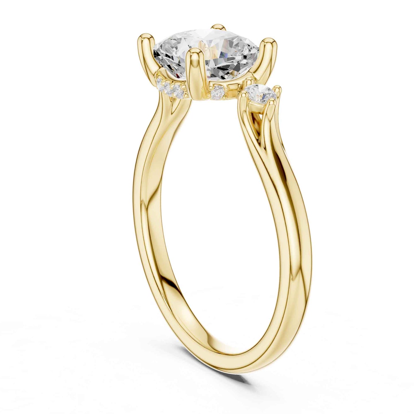 2 Carat Timeless Cushion Cut Lab Grown Diamond Engagement Ring