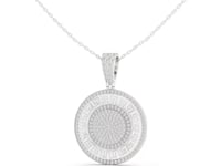 Greek Key Lab Grown Diamond Medallion Chain & Pendant