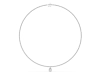 Eternal Glow Lab Grown Diamond Tennis Necklace with Pear Drop