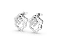 Bloom Halo Lab Grown Diamond Stud Earrings