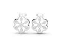 Classic Round Cut Lab Grown Diamond Stud Earrings