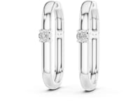 Classic Round Cut Diamond Hoop & Huggie Earrings