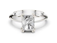 1.5 Carat Classic Radiant Shape Diamond Engagement Solitaire Ring