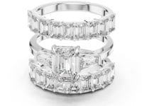 2 Carat Emerald-Cut Diamond Bridal Set with Matching Eternity Bands