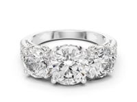2 Carat Round Brilliant Three-Stone Diamond Ring