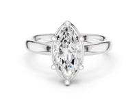 1.5 Carat Marquise Cut Solitaire Diamond Engagement Ring