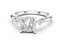 2 Carat Timeless Cushion Cut Lab Grown Diamond Engagement Ring