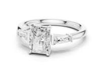 1.5 Carat Radiant Cut Lab Grown Diamond Engagement Ring