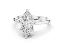 2 Carat Timeless Marquise Cut Lab Grown Diamond Ring for Engagement