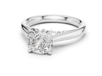 2 Carat Cushion Cut Lab Grown Diamond Engagement Ring